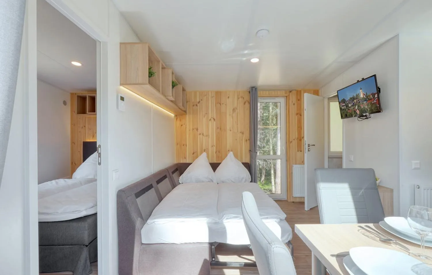 Tiny Haus Im Waldcamping Am Brombachsee Pleinfeld Сasa de vacaciones